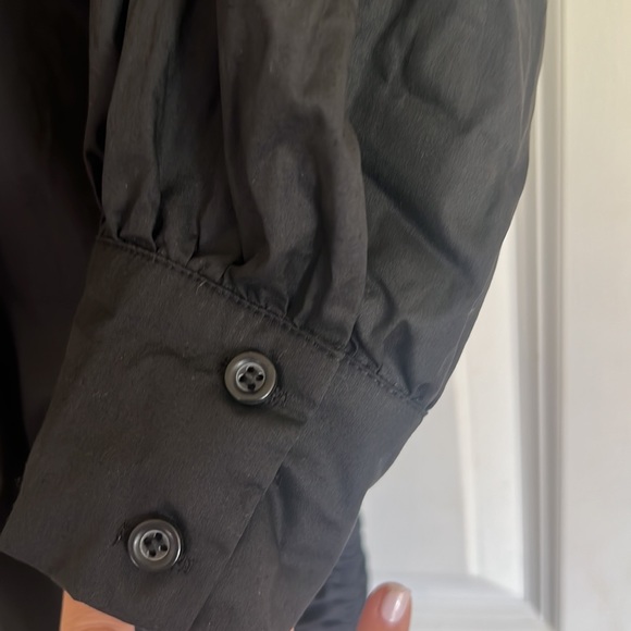 Never worn black dress with tie touching on sides. - Picture 4 of 4